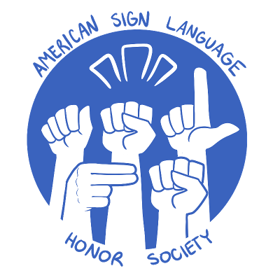 American Sign Language Honor Society Logo